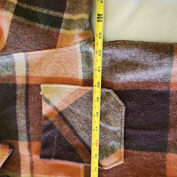 ASHLEY BY 26 INTERNATIONAL OUTTERWEAR Women's Plaid Cropped Utility Jacket Large - Picture 3 of 6